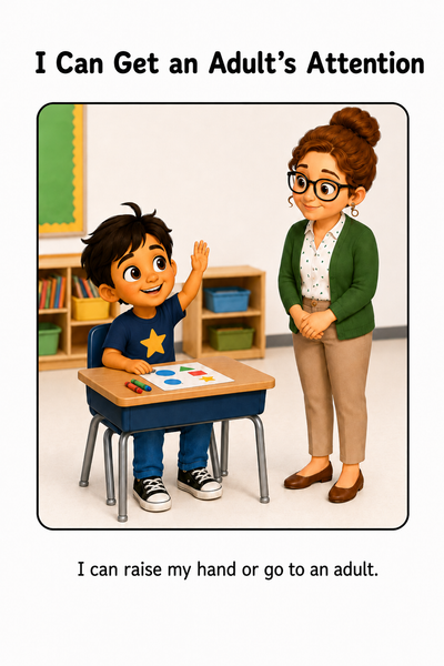 Asking For Help At School Social Story