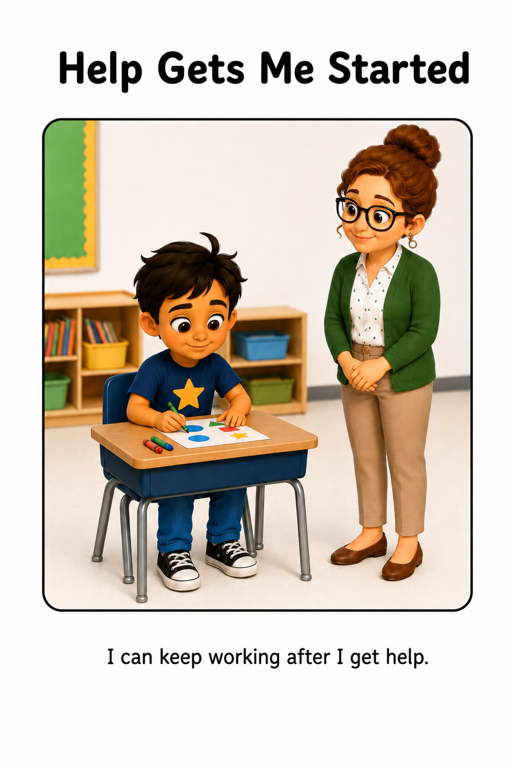 Asking For Help At School Social Story