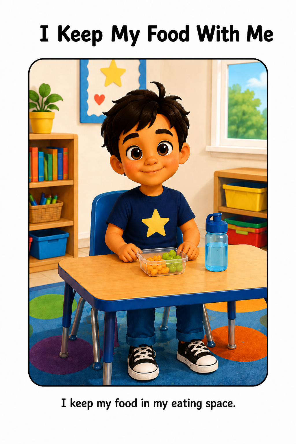 Eating in the Classroom Social Story