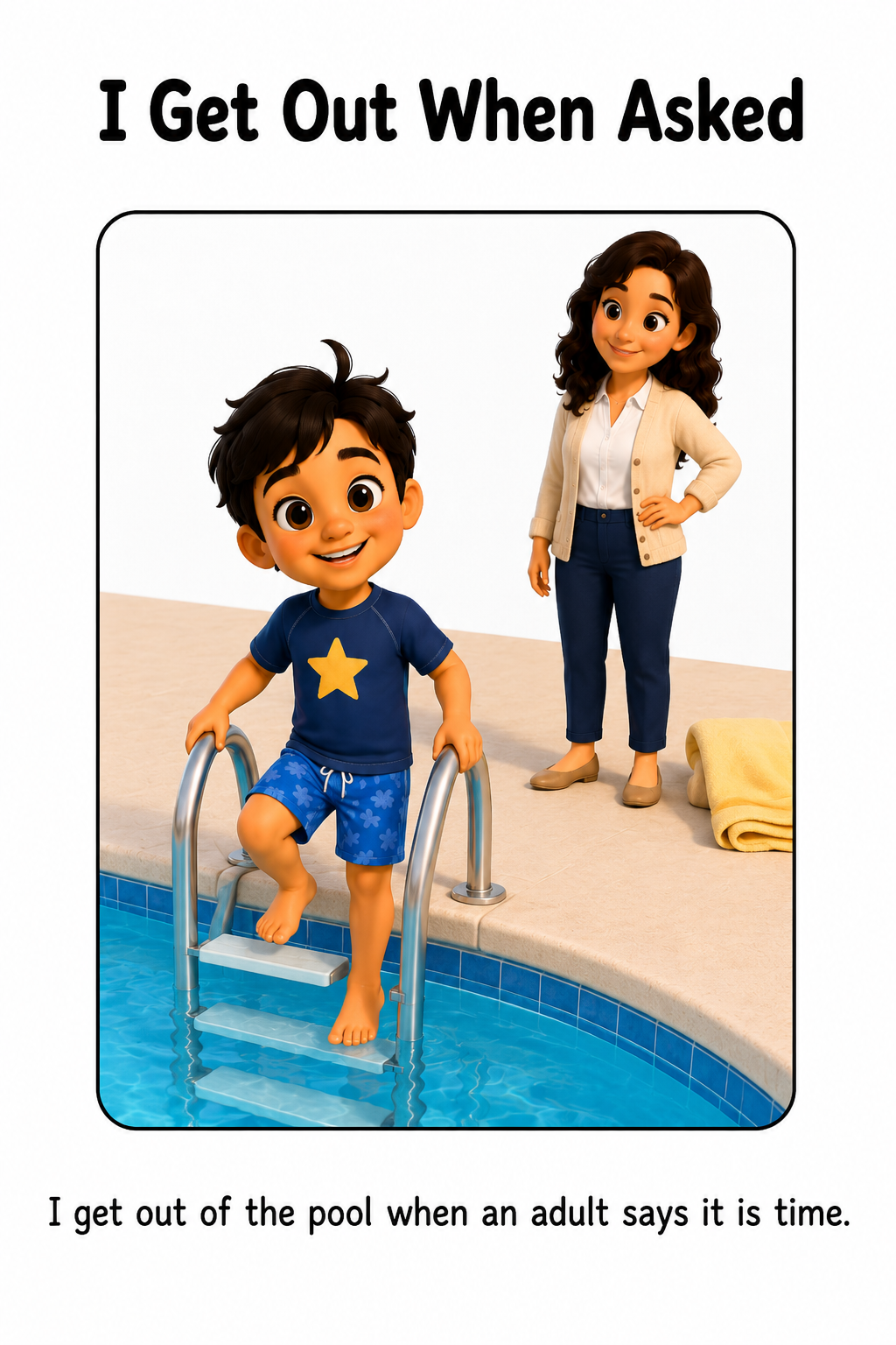 Pool Safety Social Story