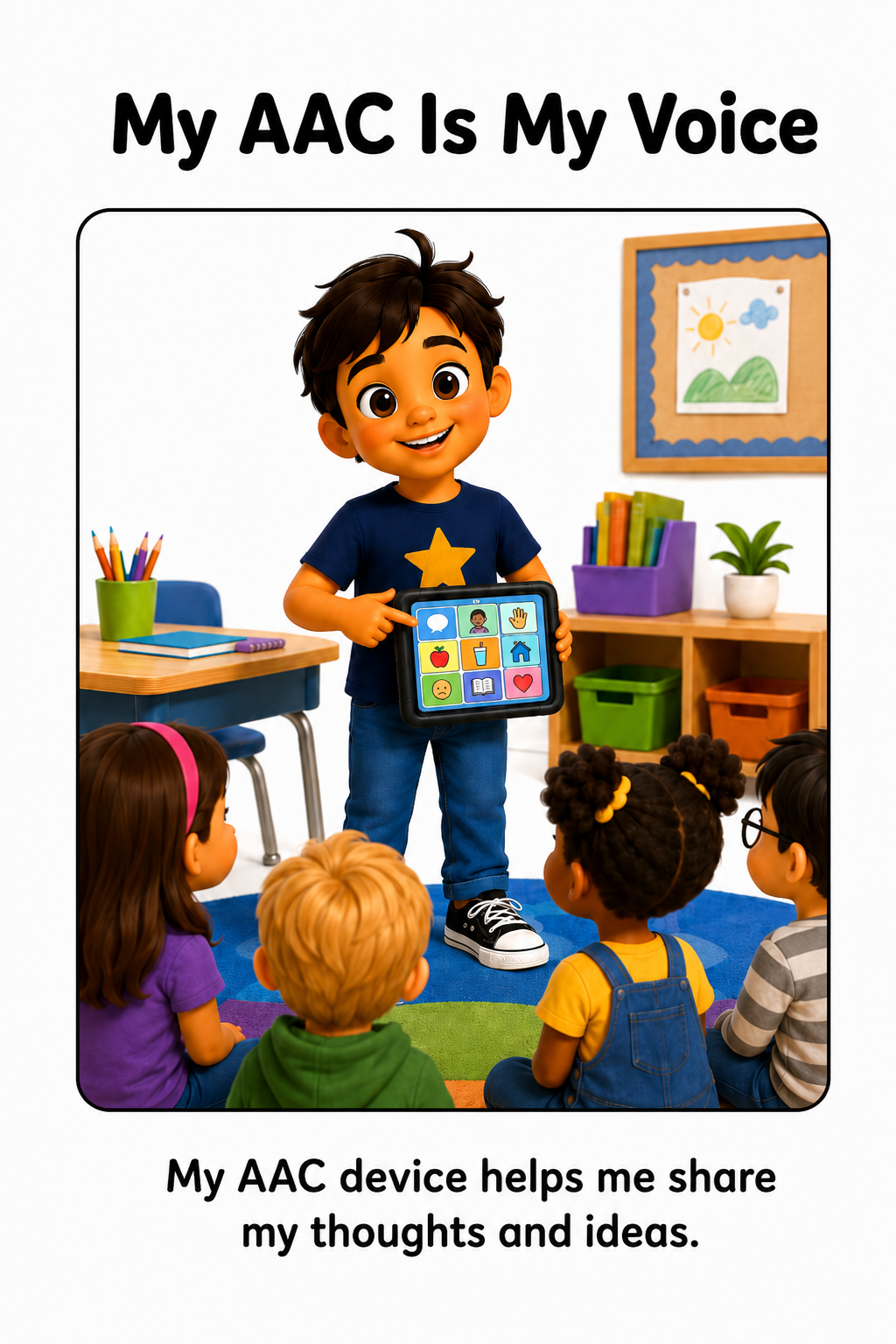 Using My AAC Device at School Social Story