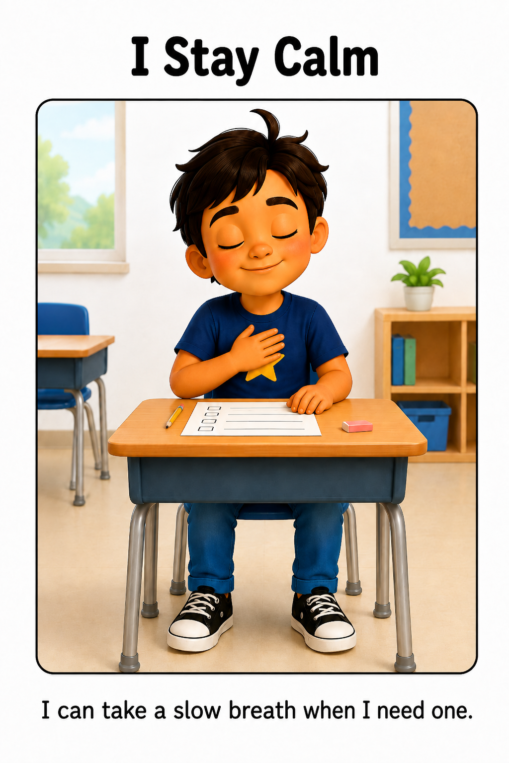 State Testing Day Social Story Autism