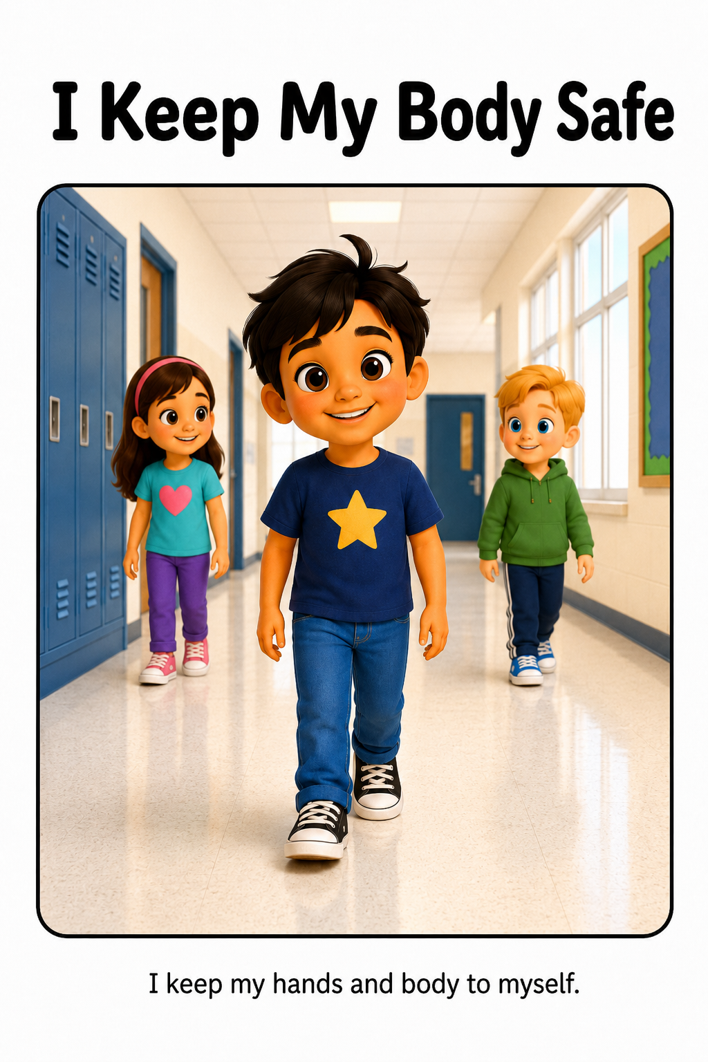 How To Walk In The Hallway Social Story