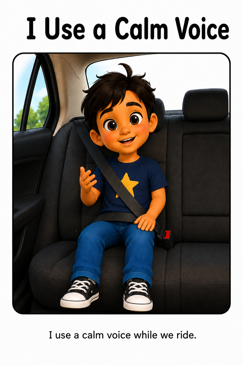 Riding In The Car Safely Social Story