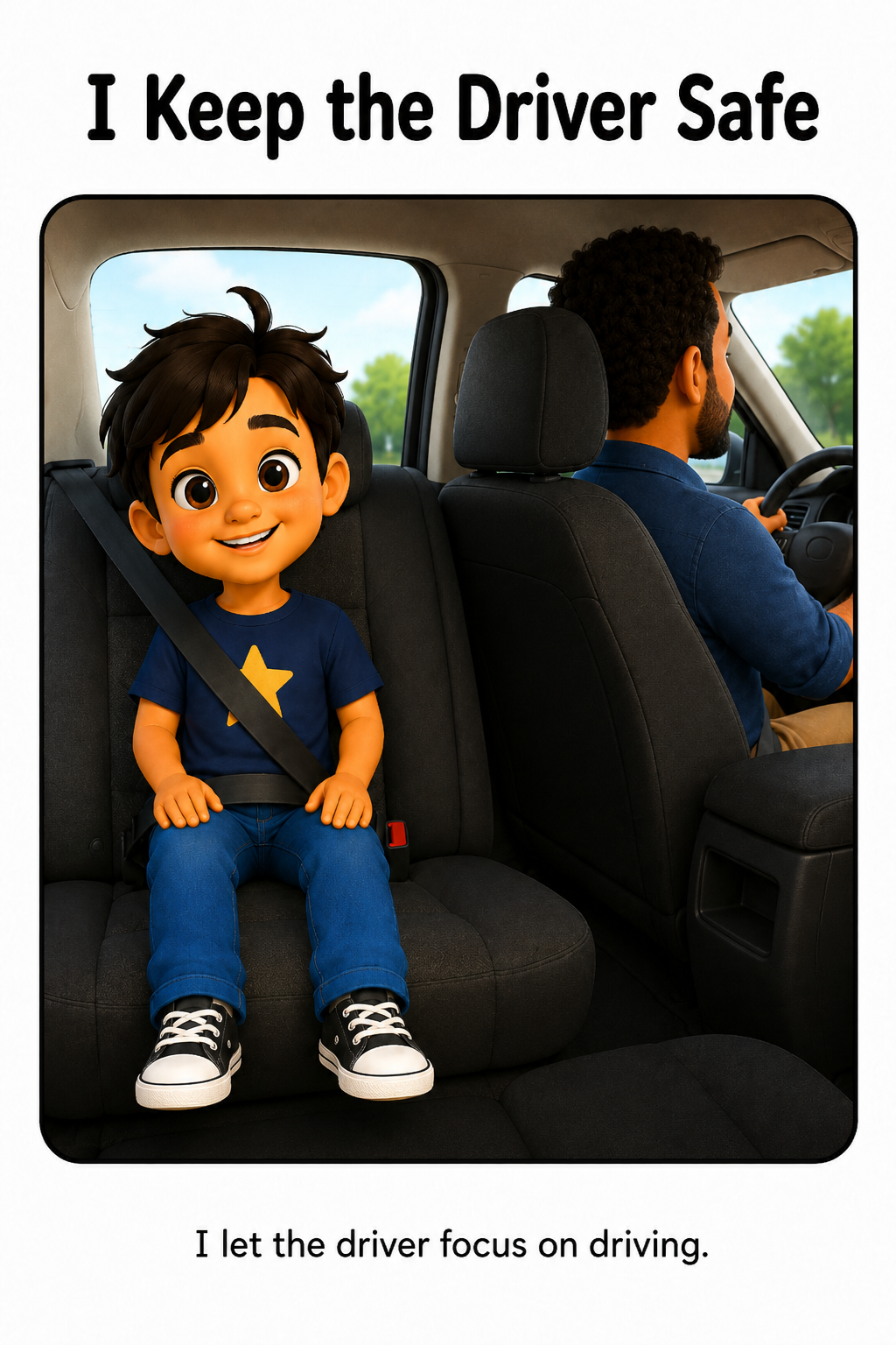 Riding In The Car Safely Social Story