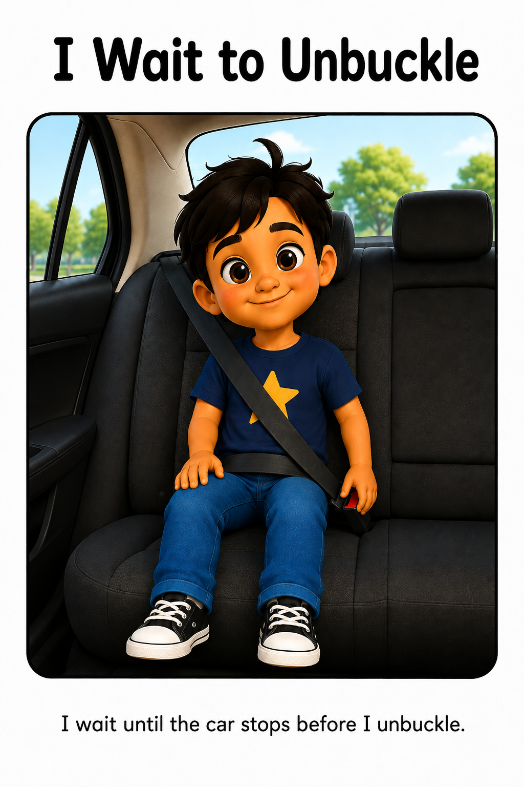 Riding In The Car Safely Social Story