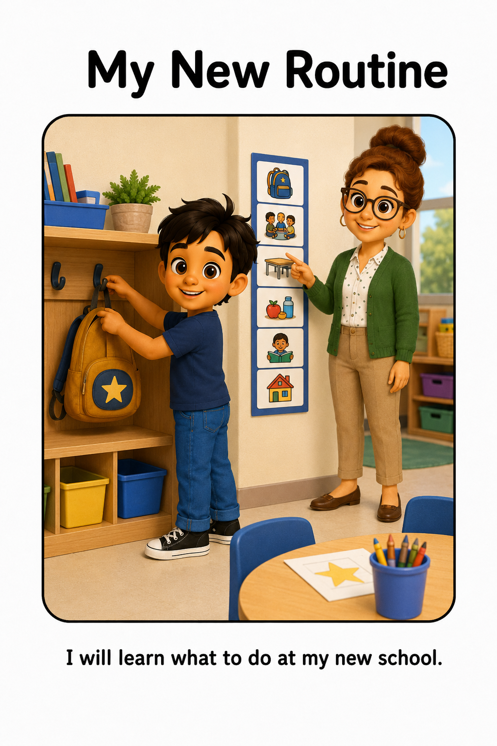 Starting At A New School Social Story