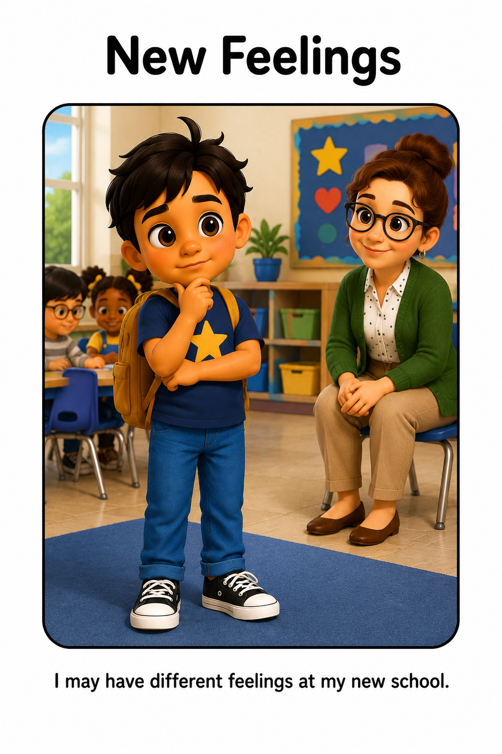 Starting At A New School Social Story