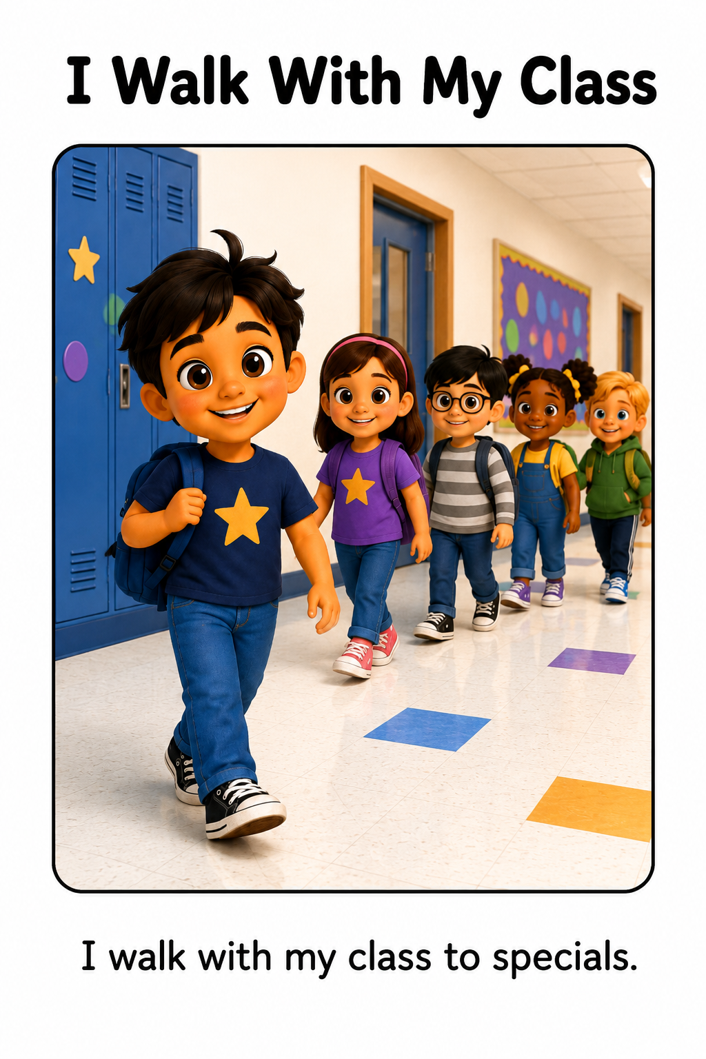 Going To Specials Social Story