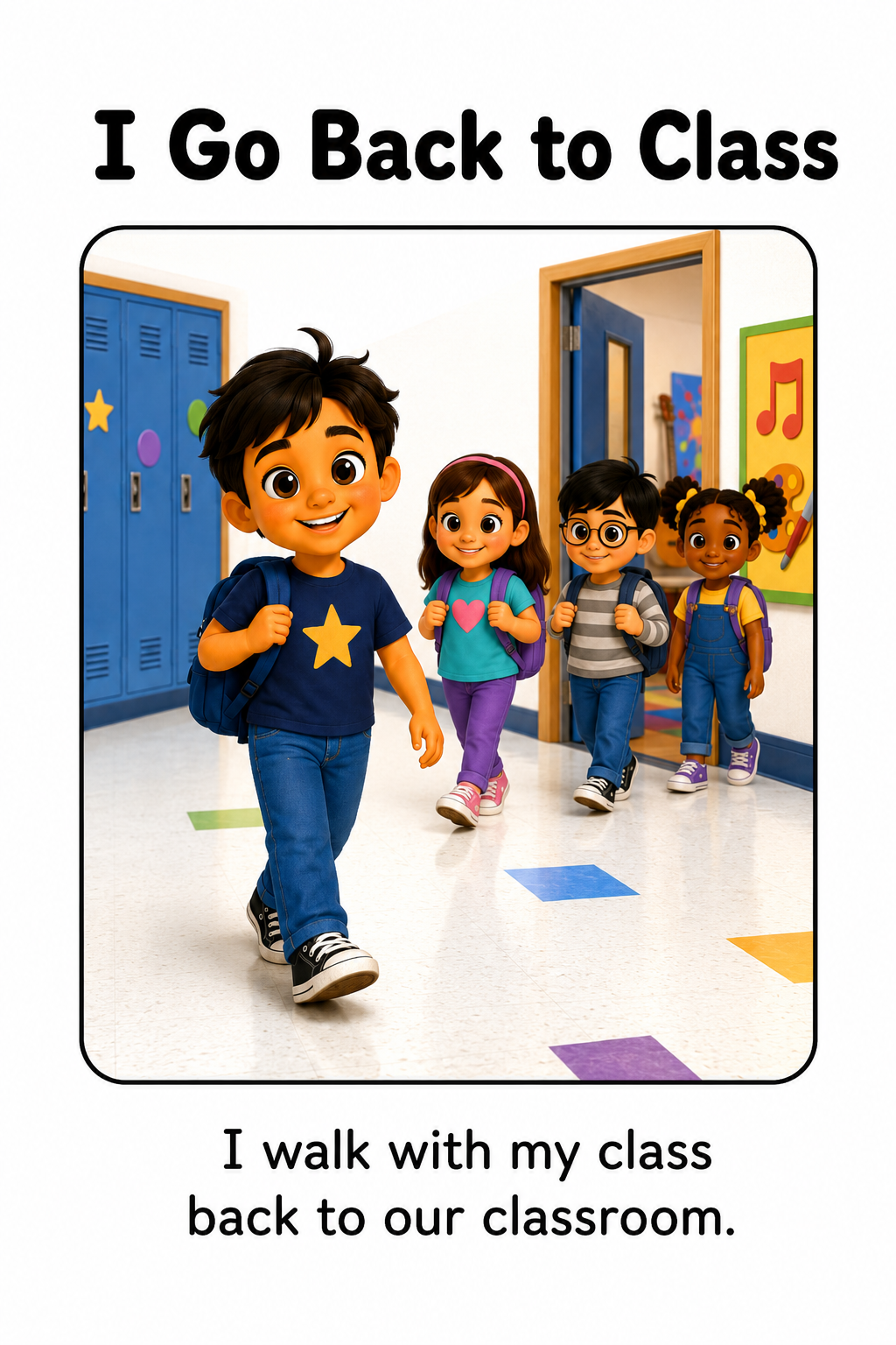 Going To Specials Social Story