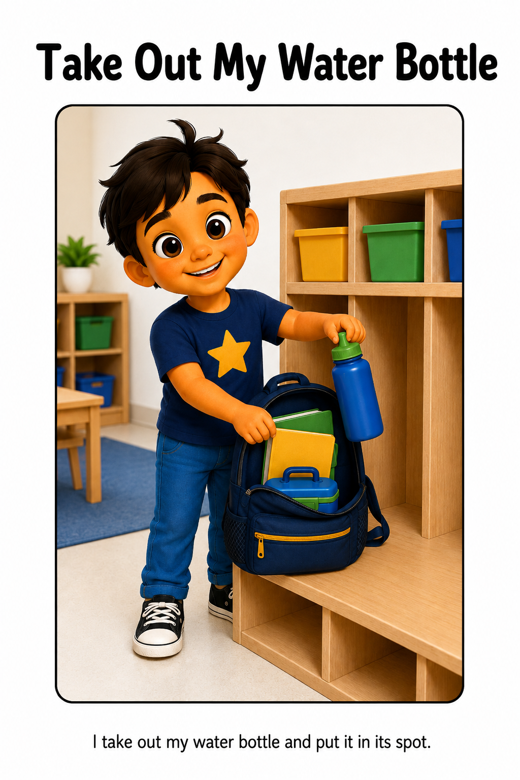 Unpacking My Backpack Social Story