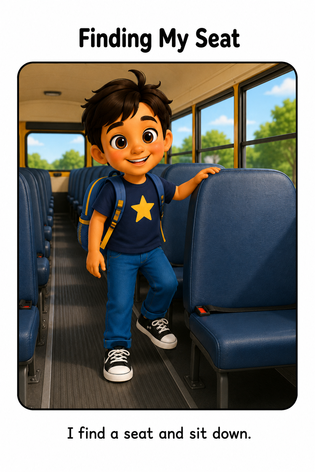 Riding the School Bus Social Story