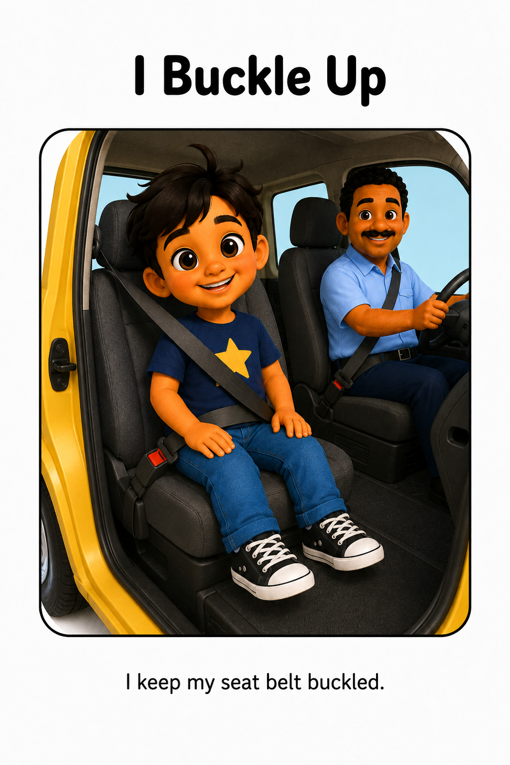 Riding the School Van Social Story