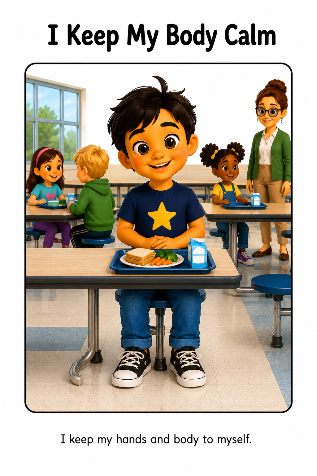 Cafeteria Rules Social Story for Autism | Speech Fuel