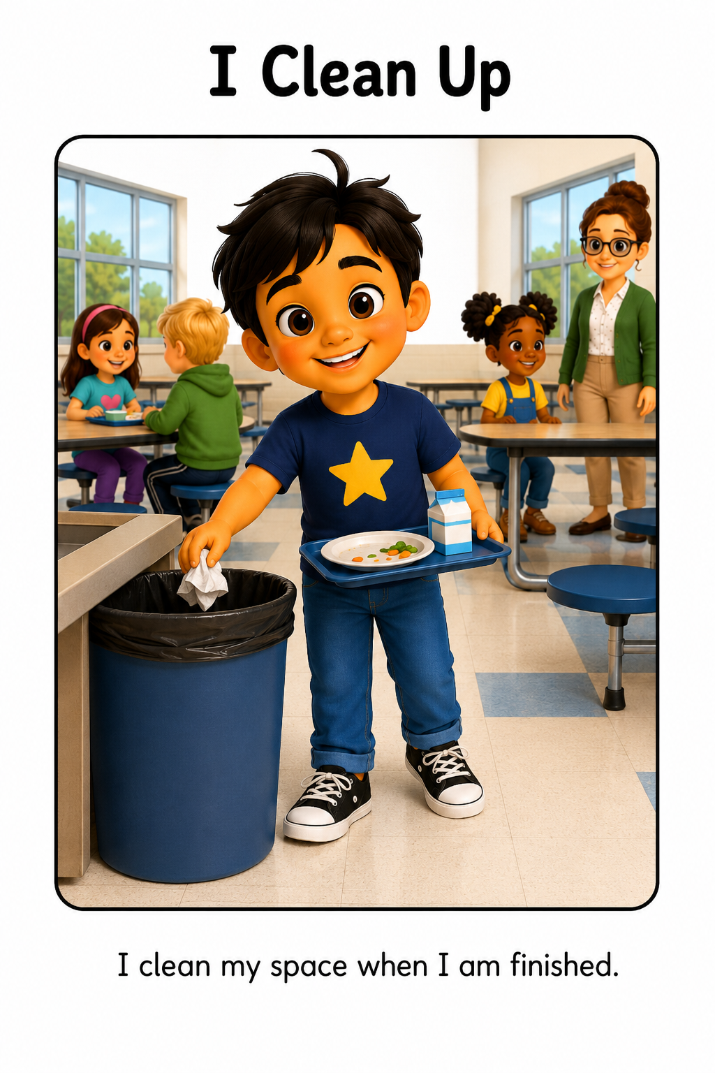 Cafeteria Rules Social Story for Autism | Speech Fuel