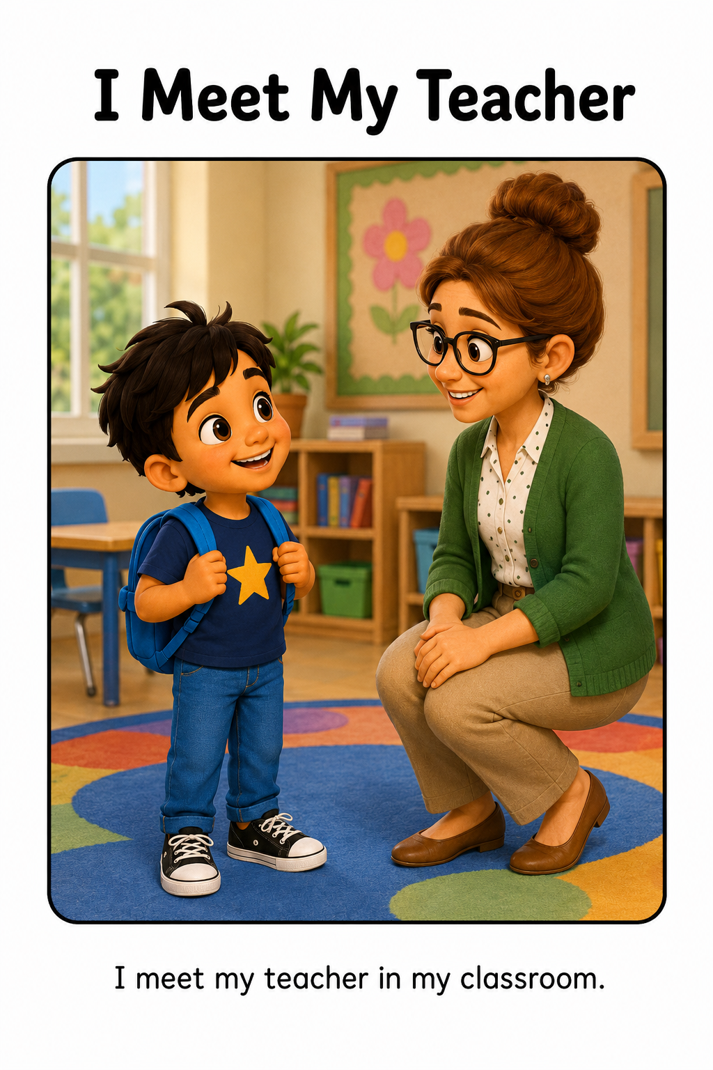 My First Day of School Social Story for Autism | Speech Fuel