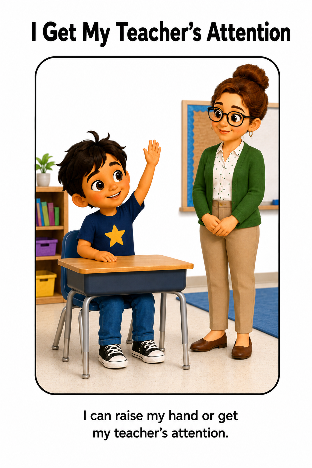 Asking to Go to the Bathroom Social Story for Autism | Speech Fuel