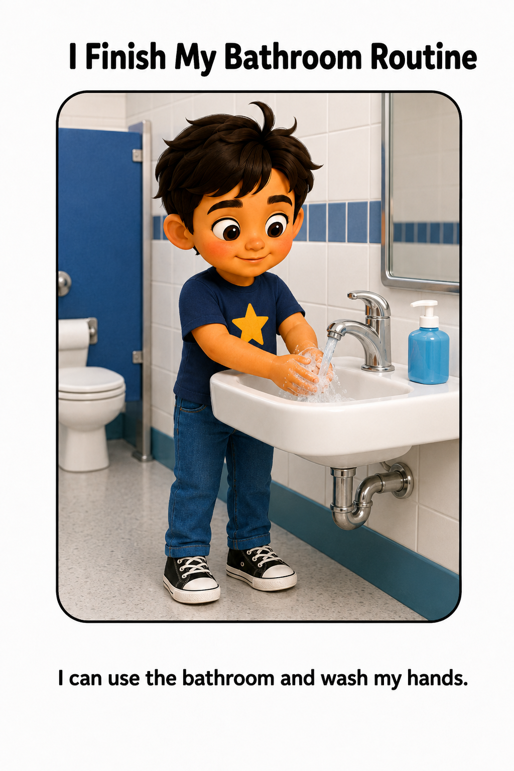 Asking to Go to the Bathroom Social Story for Autism | Speech Fuel