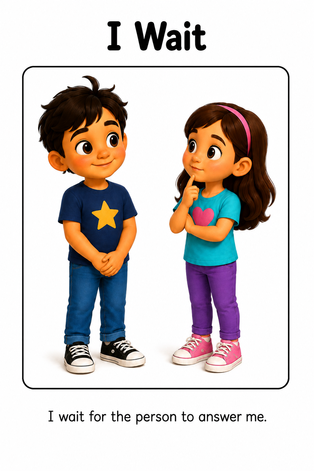 Asking Before Hugging Social Story for Autism | Speech Fuel