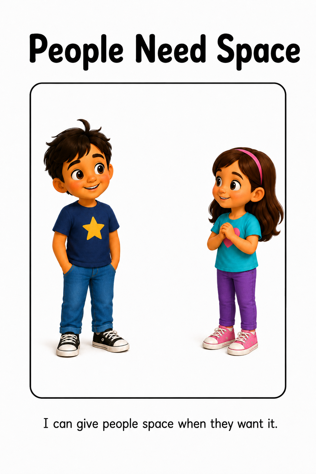 Asking Before Hugging Social Story for Autism | Speech Fuel