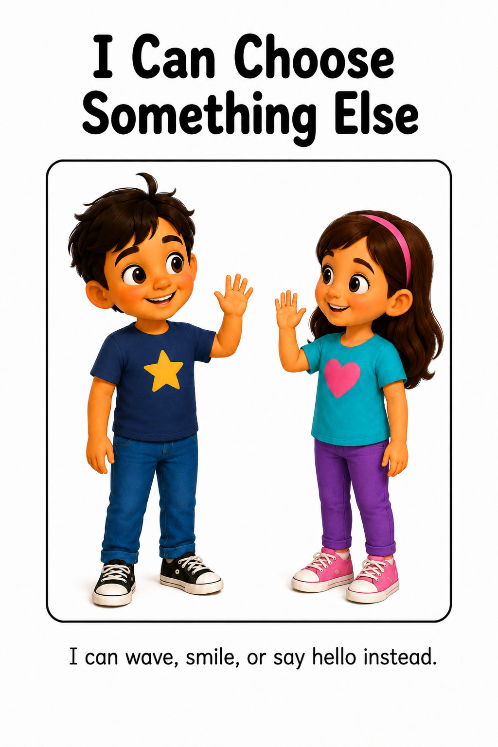 Asking Before Hugging Social Story for Autism | Speech Fuel