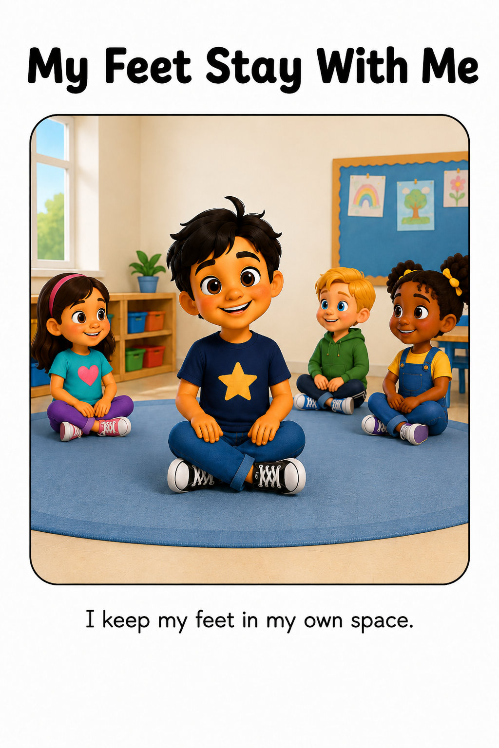 Keeping My Body in My Space Social Story for Autism