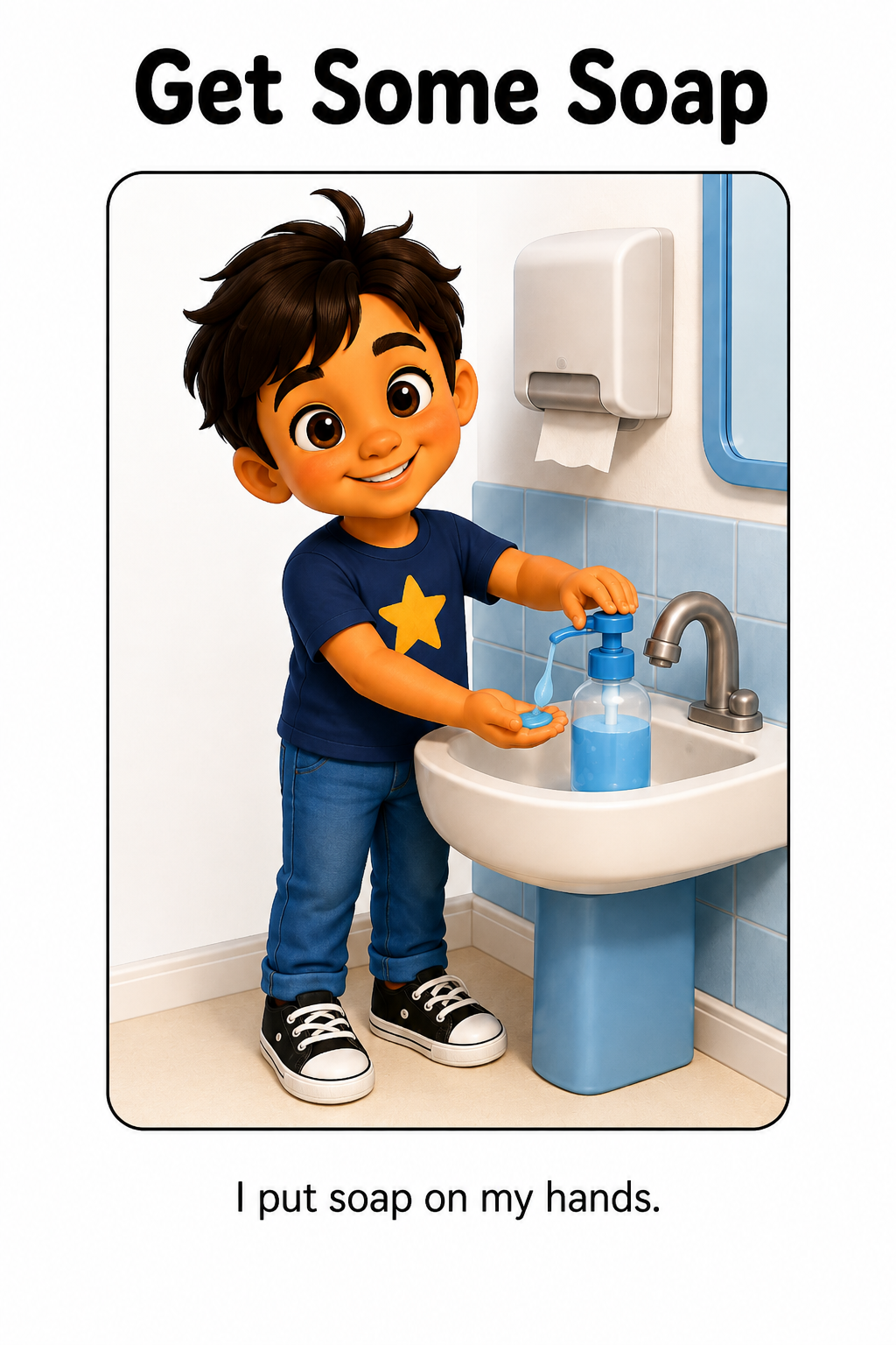Washing My Hands Social Story for Autism | Speech Fuel