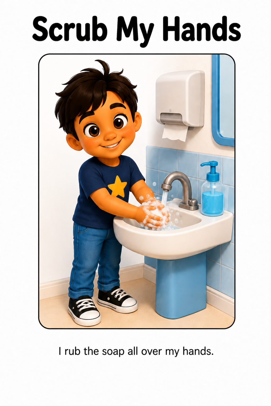 Washing My Hands Social Story for Autism | Speech Fuel