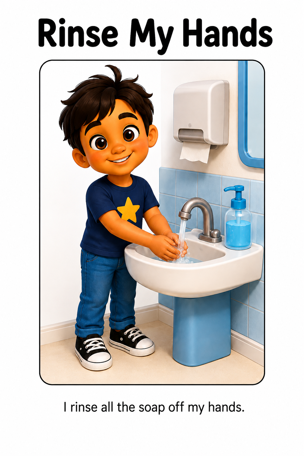 Washing My Hands Social Story for Autism | Speech Fuel