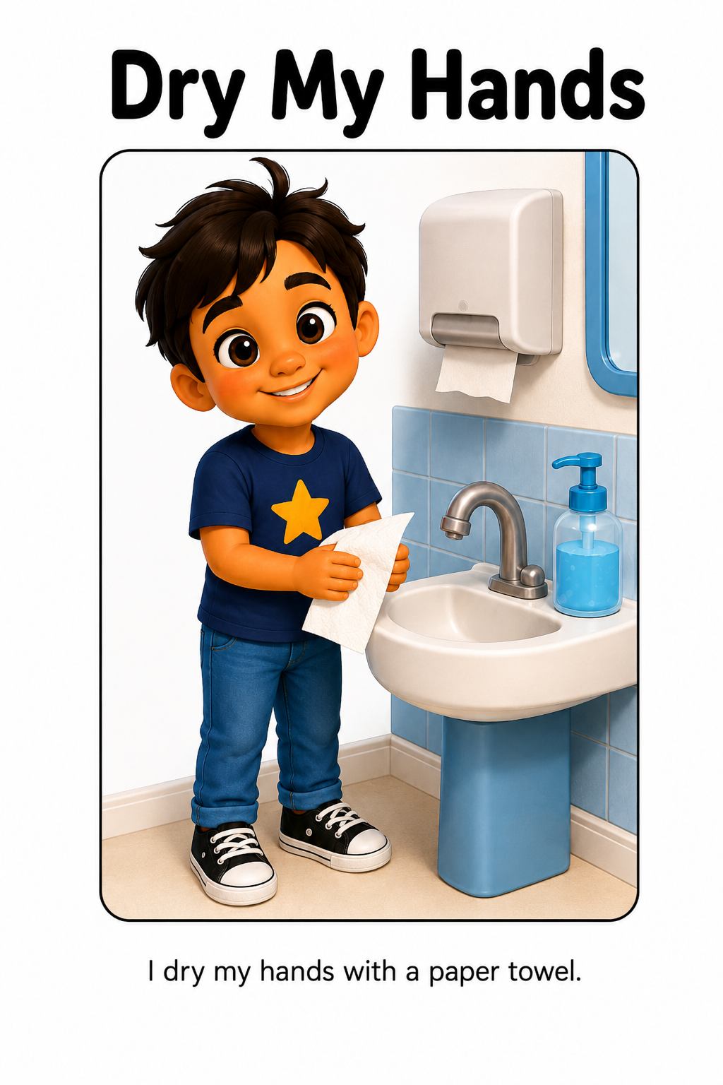 Washing My Hands Social Story for Autism | Speech Fuel