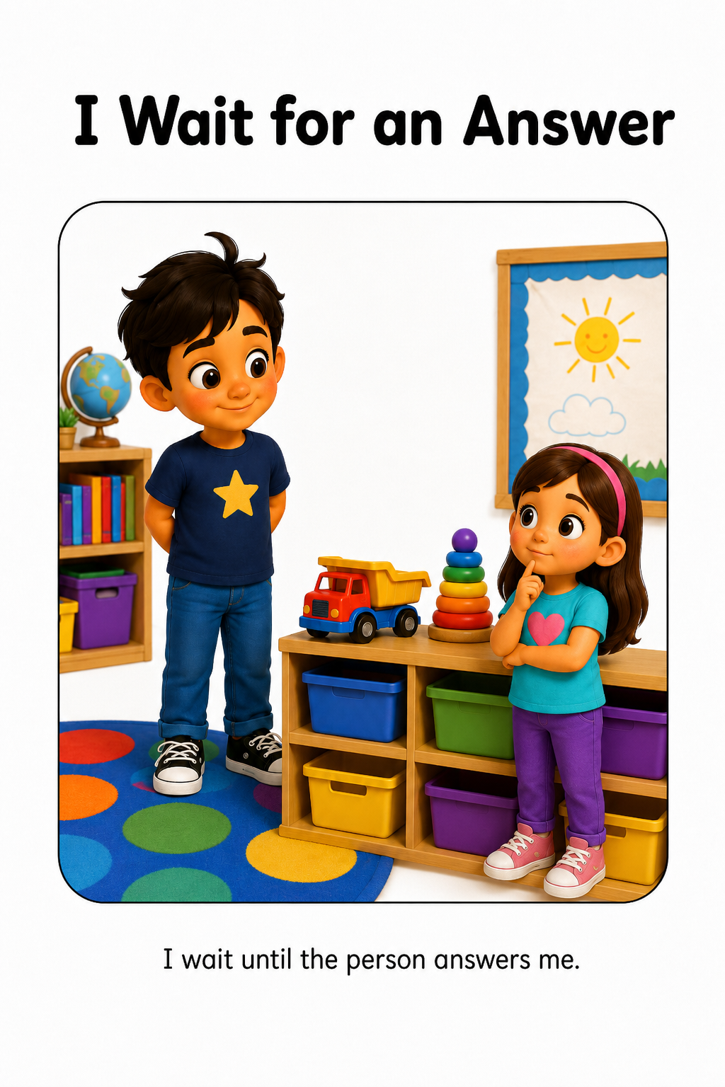 Asking Before I Take Something Social Story for Autism