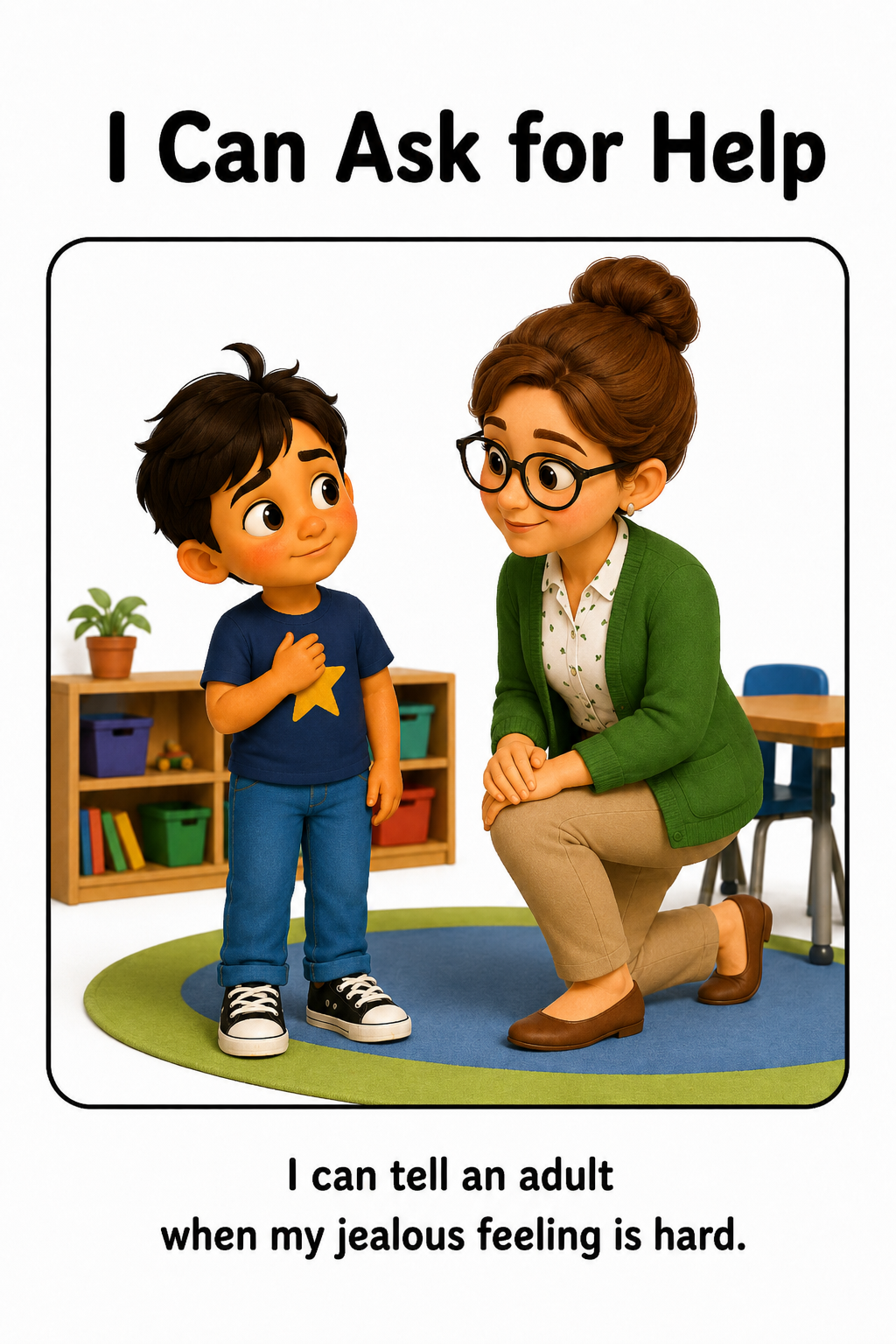 When I Feel Jealous Social Story for Autism | Speech Fuel