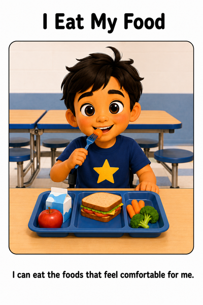 Eating Lunch at School Social Story