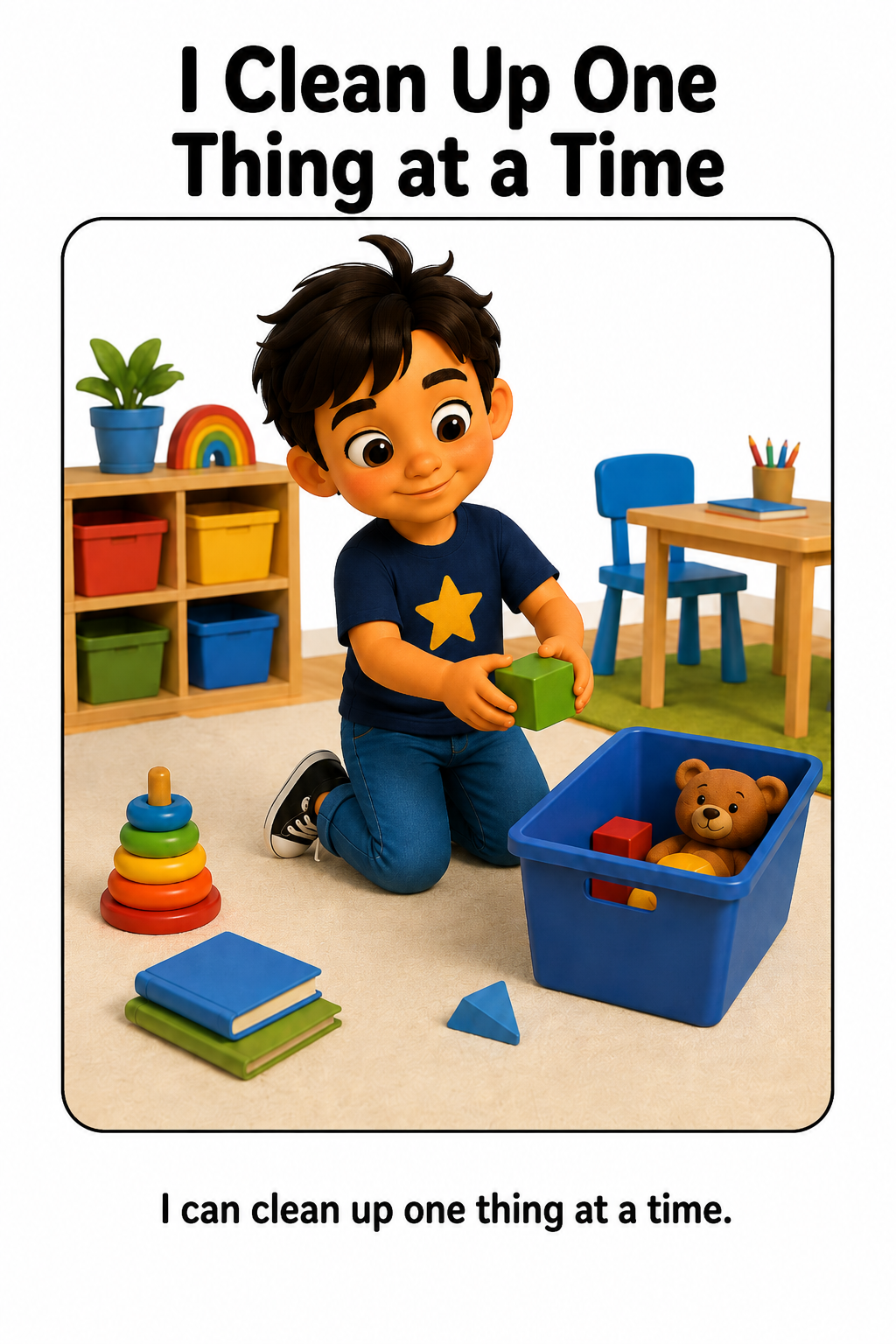 When I Have to Clean Up Social Story for Autism | Speech Fuel
