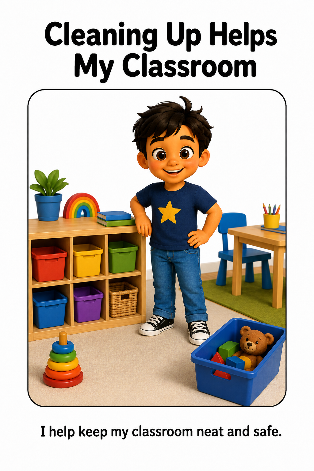 When I Have to Clean Up Social Story for Autism | Speech Fuel