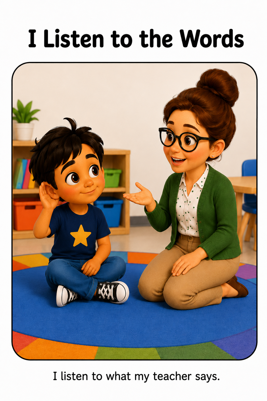 Listening to My Teacher Social Story for Autism | Speech Fuel