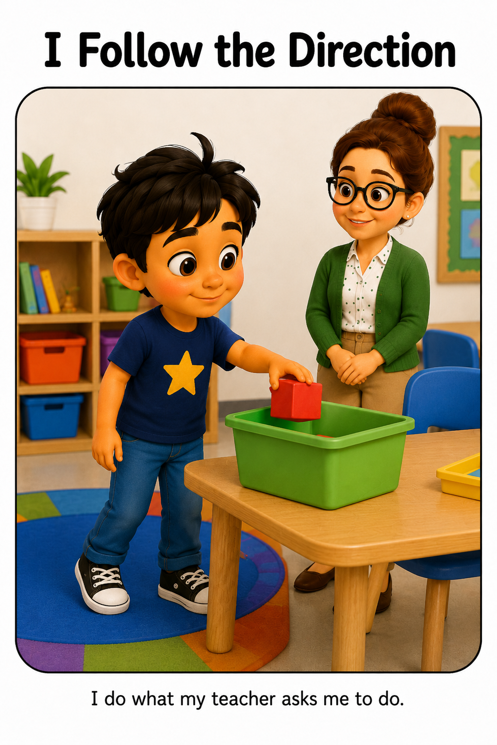 Listening to My Teacher Social Story for Autism | Speech Fuel