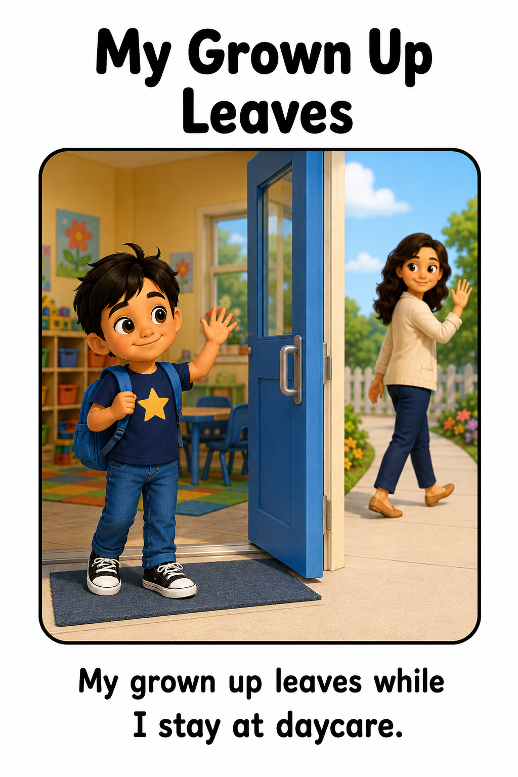 Daycare Drop Off Social Story for Autism | Speech Fuel