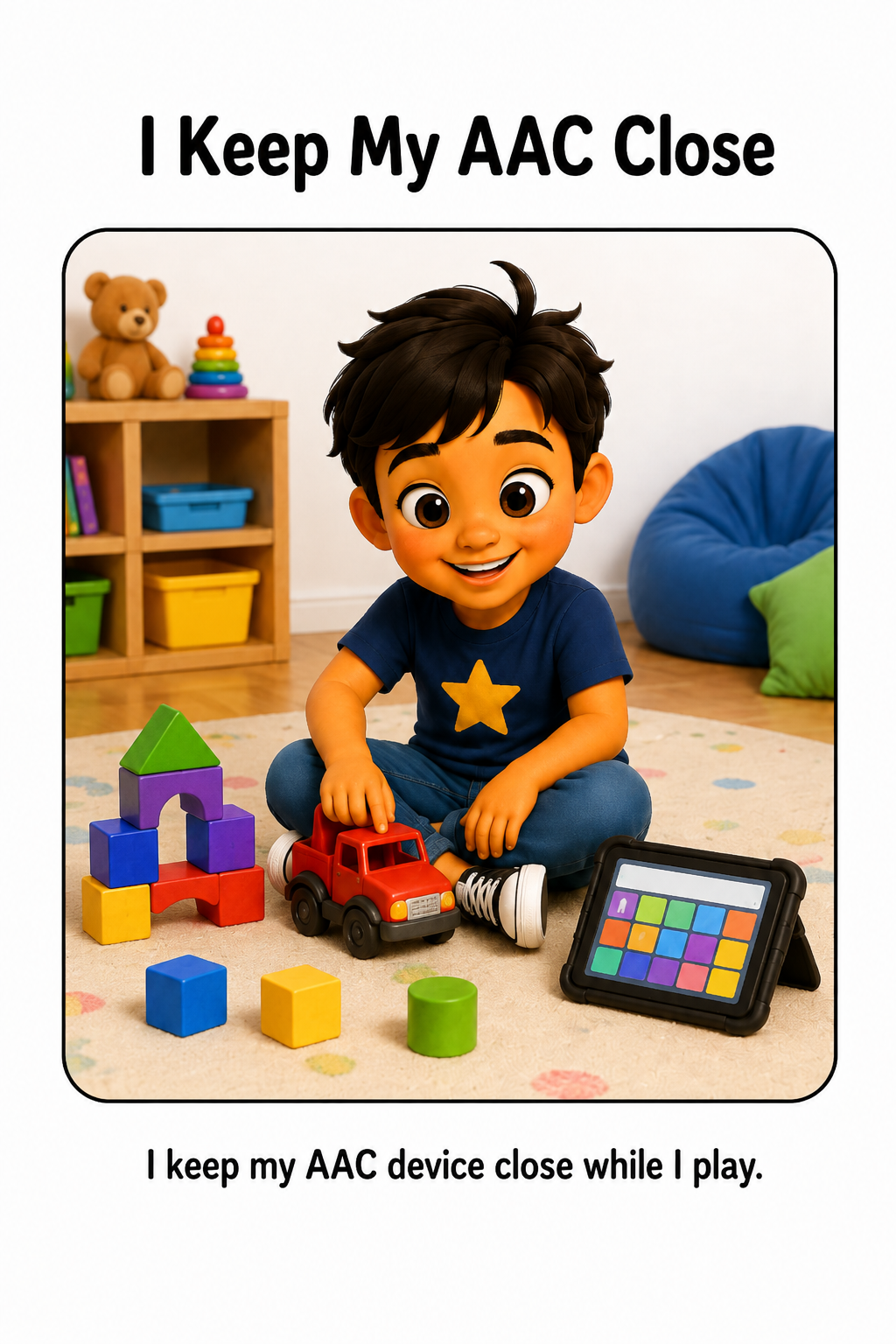 Using My AAC Device During Play Social Story | Speech Fuel