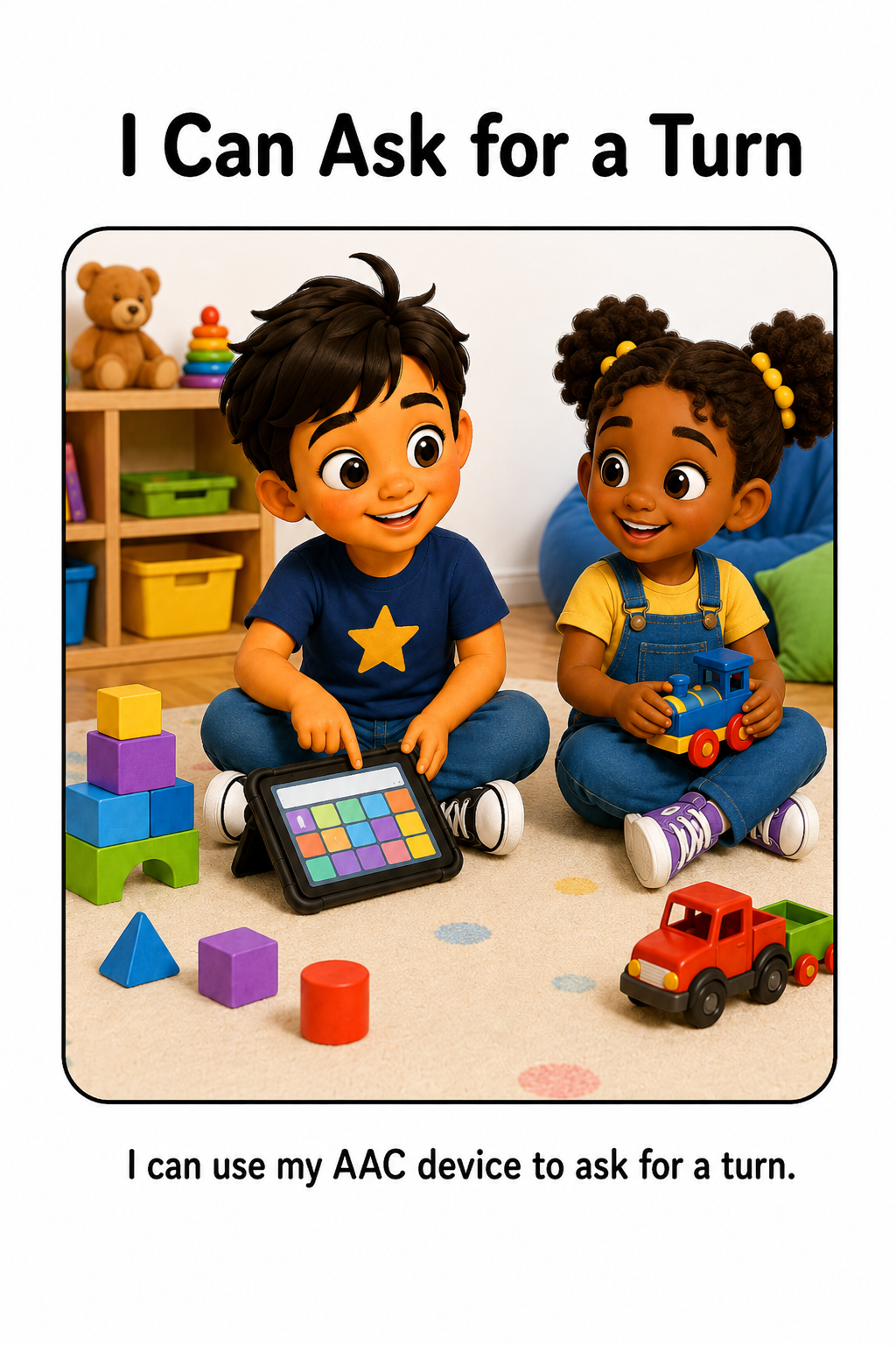 Using My AAC Device During Play Social Story | Speech Fuel