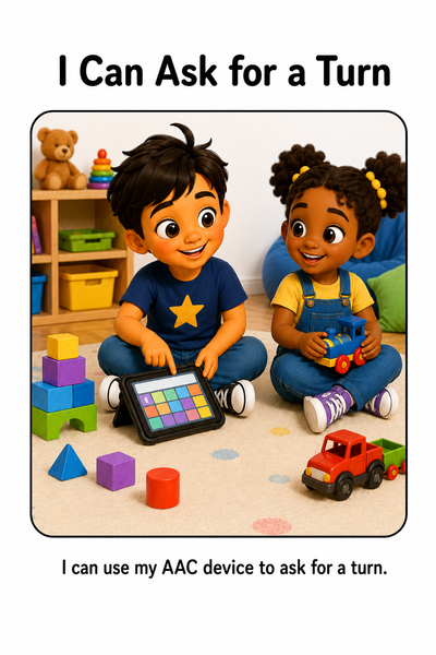Using My AAC Device During Play Social Story