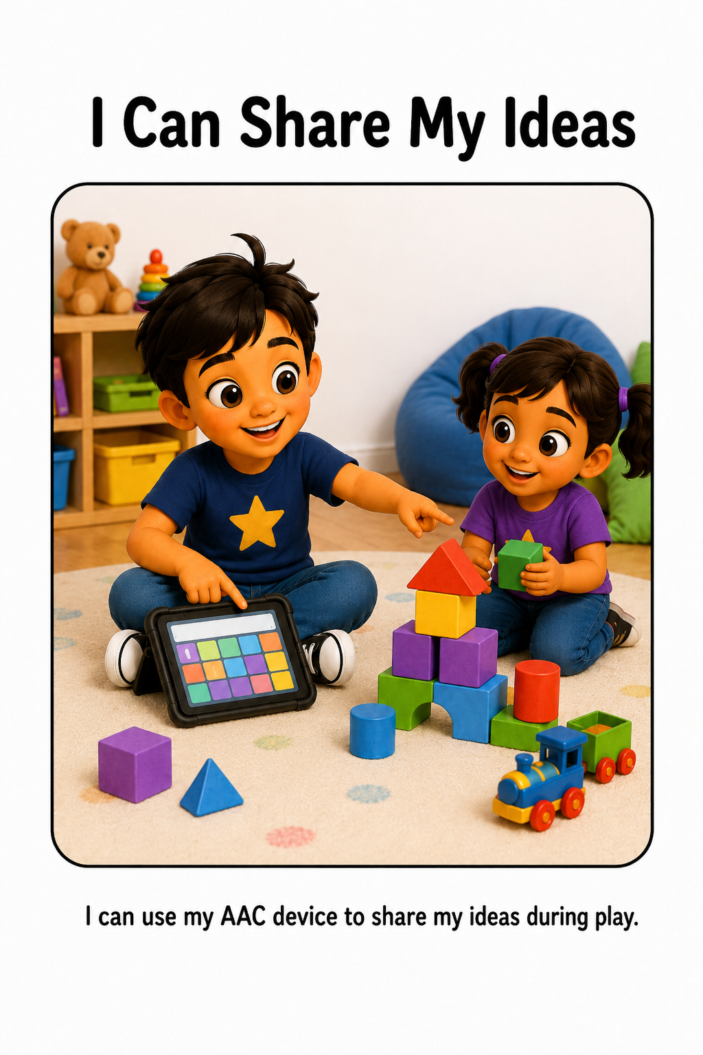 Using My AAC Device During Play Social Story | Speech Fuel
