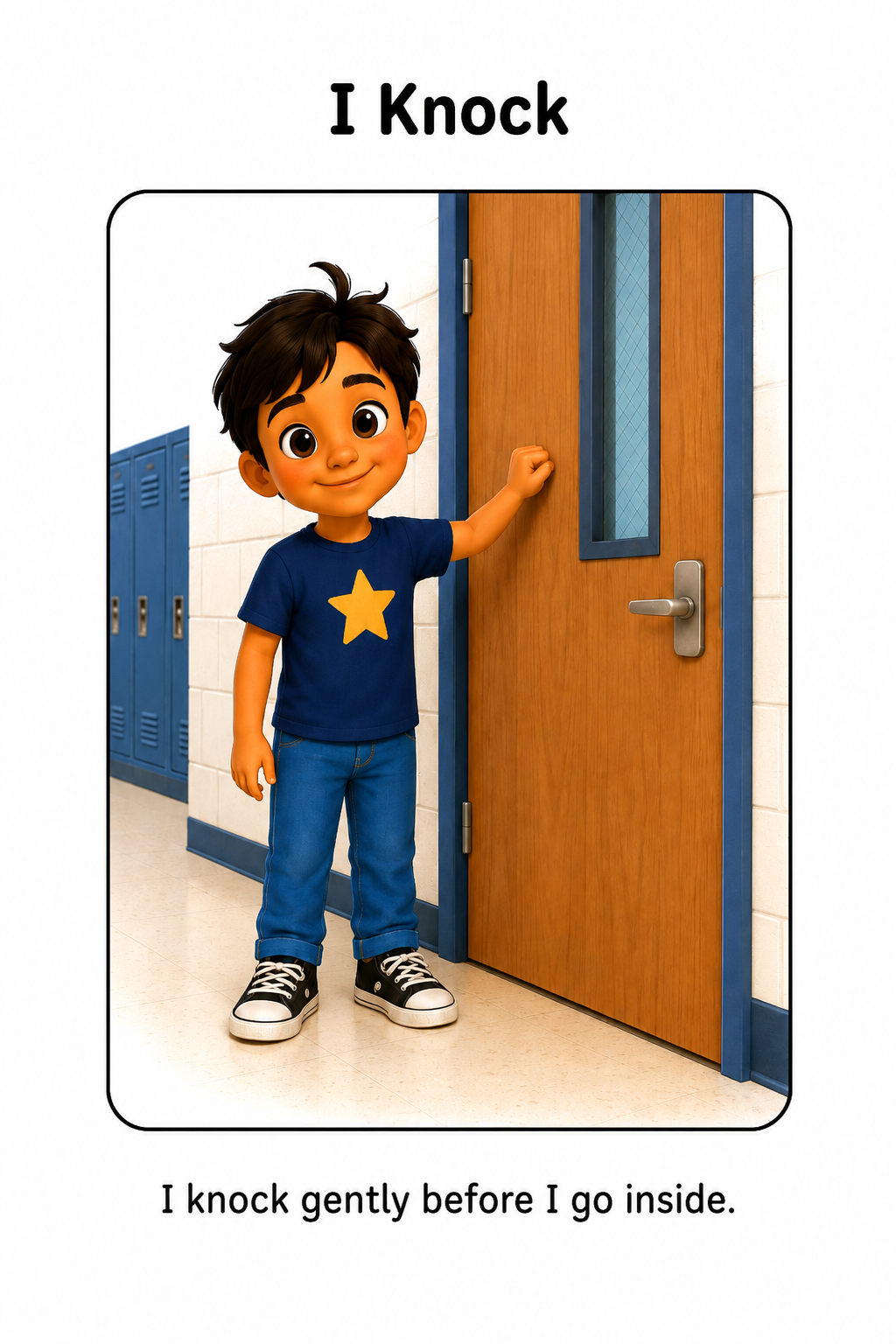 Knocking Before Entering Social Story for Autism | Speech Fuel