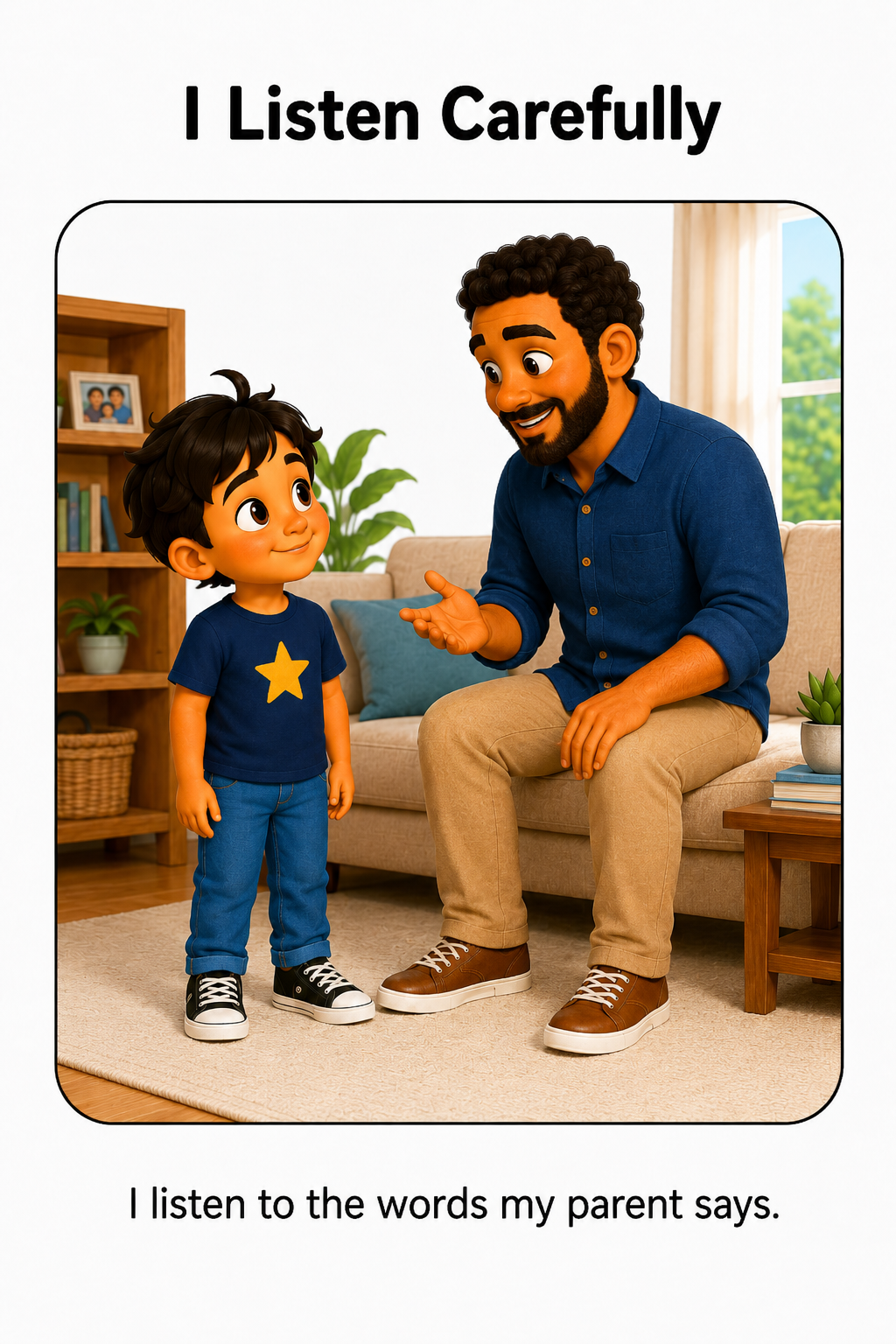 Listening to My Parents Social Story for Autism | Speech Fuel