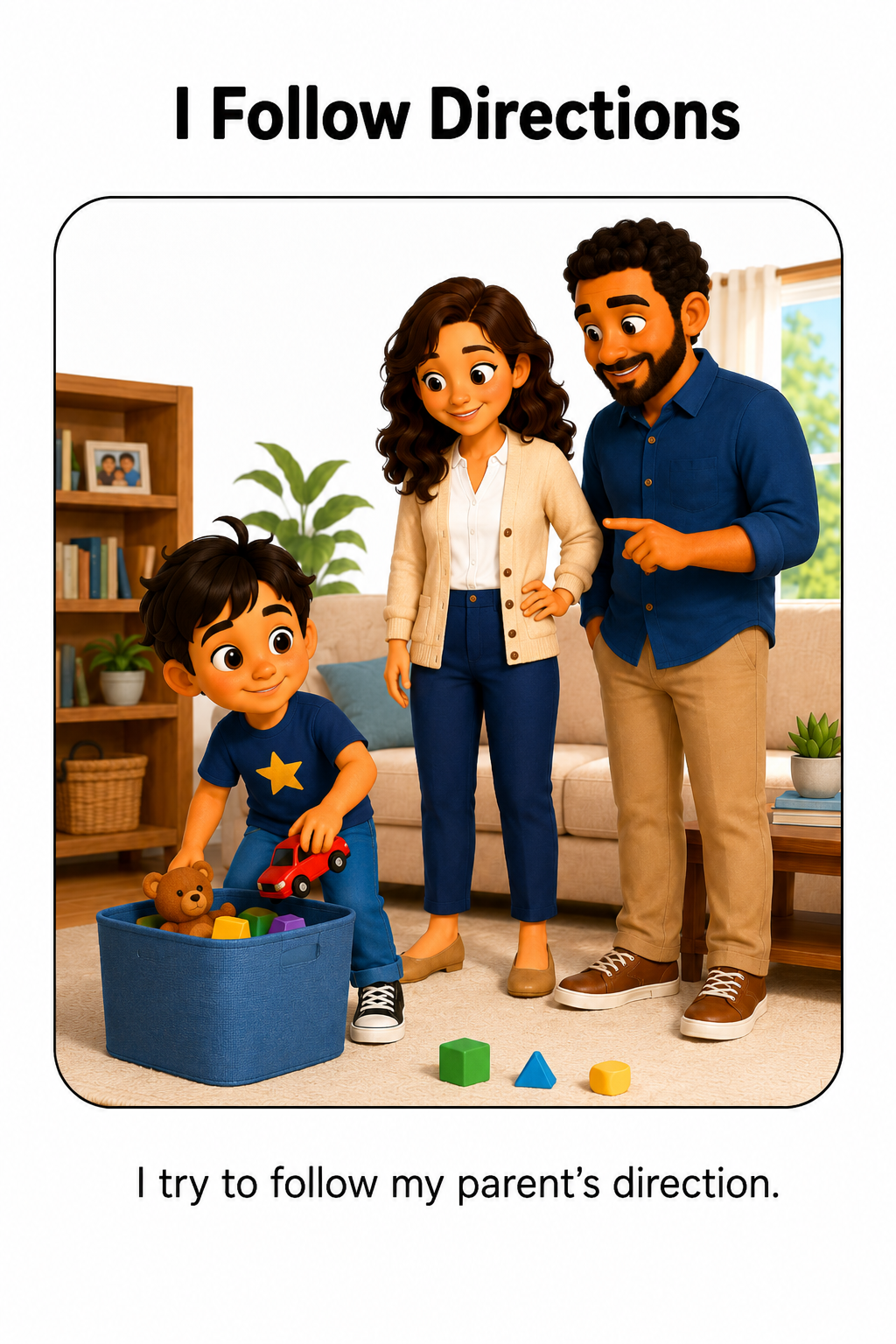 Listening to My Parents Social Story for Autism | Speech Fuel