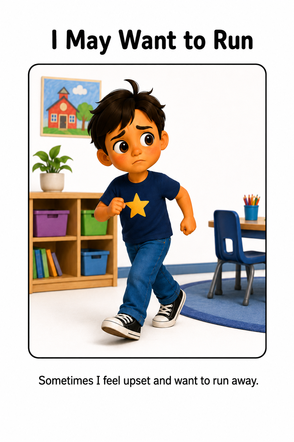 When I Want to Run Away Social Story for Autism | Speech Fuel