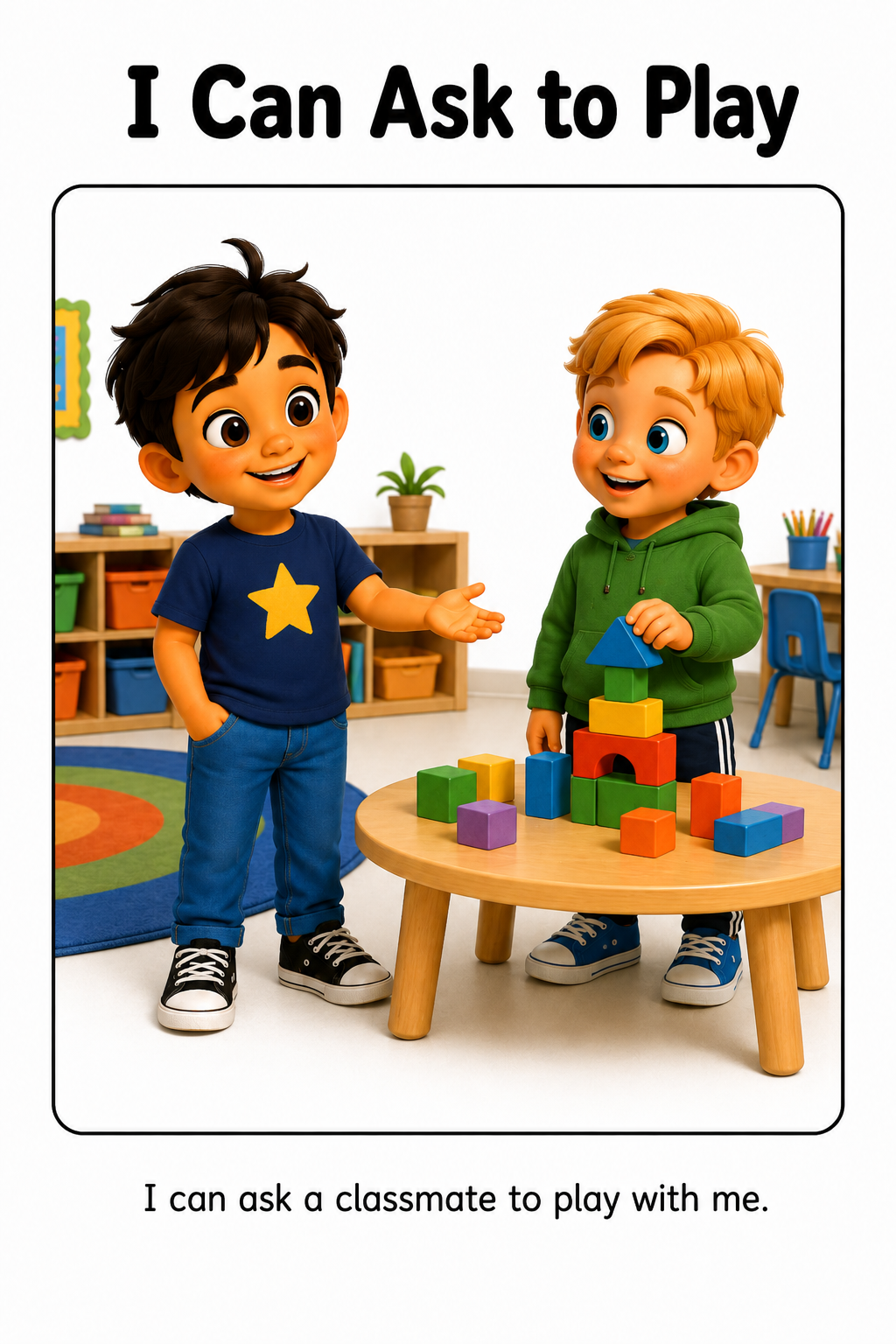 Making Friends at School Social Story for Autism | Speech Fuel