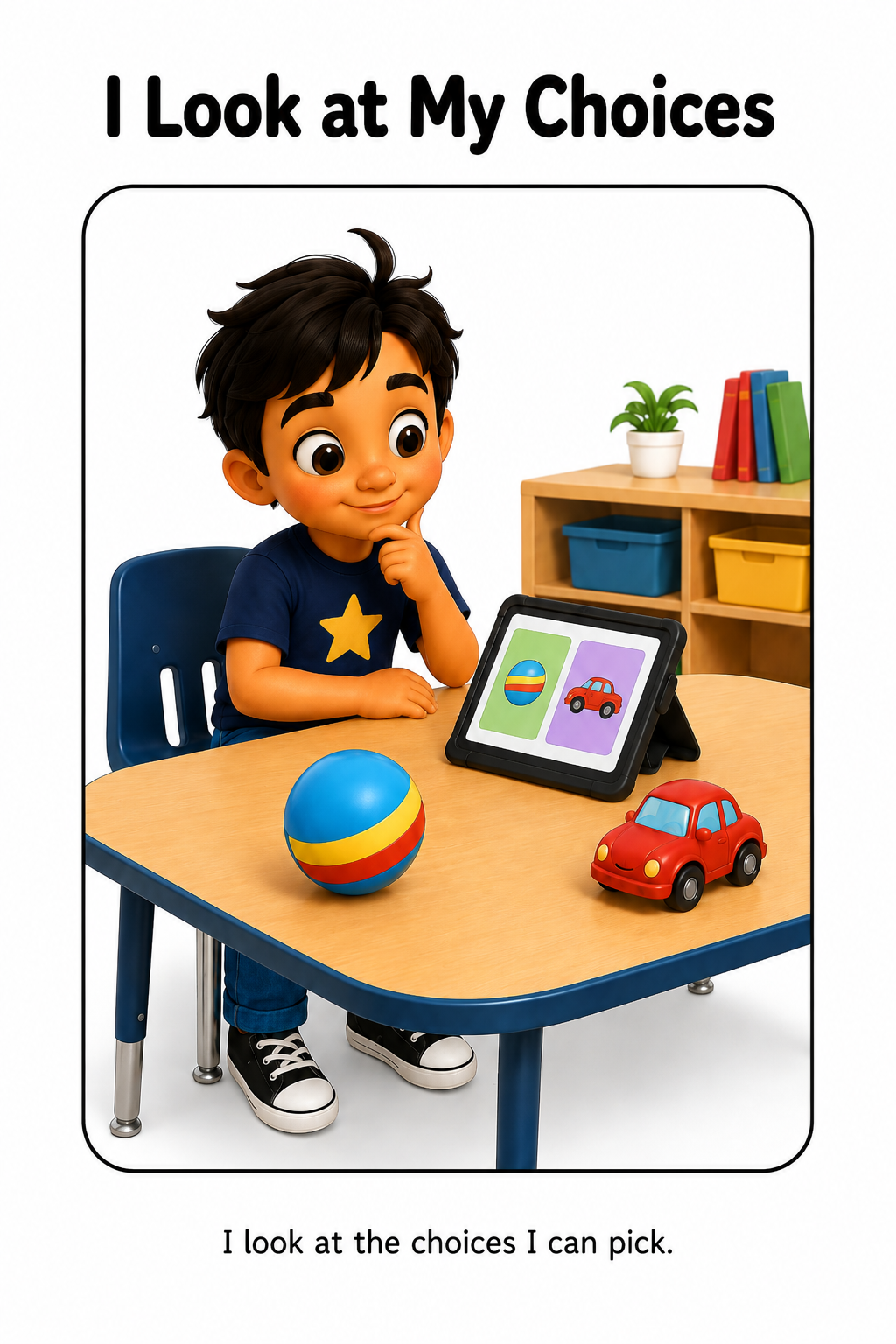 Using My AAC Device to Make a Choice Speech Fuel