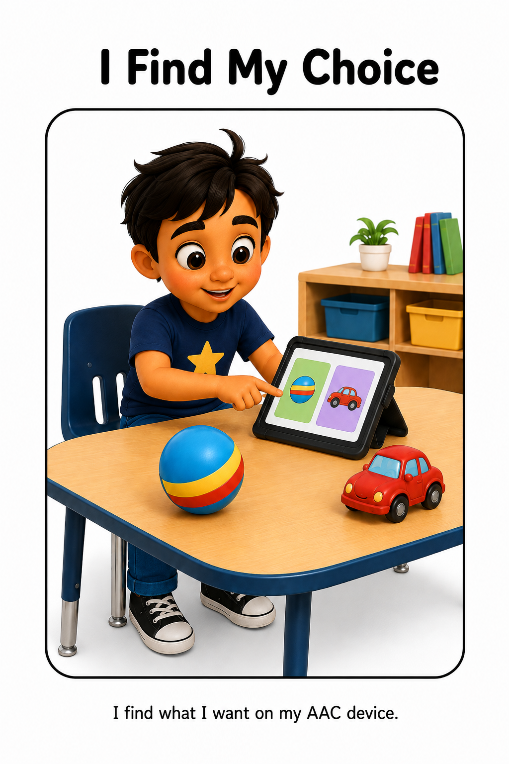 Using My AAC Device to Make a Choice Speech Fuel