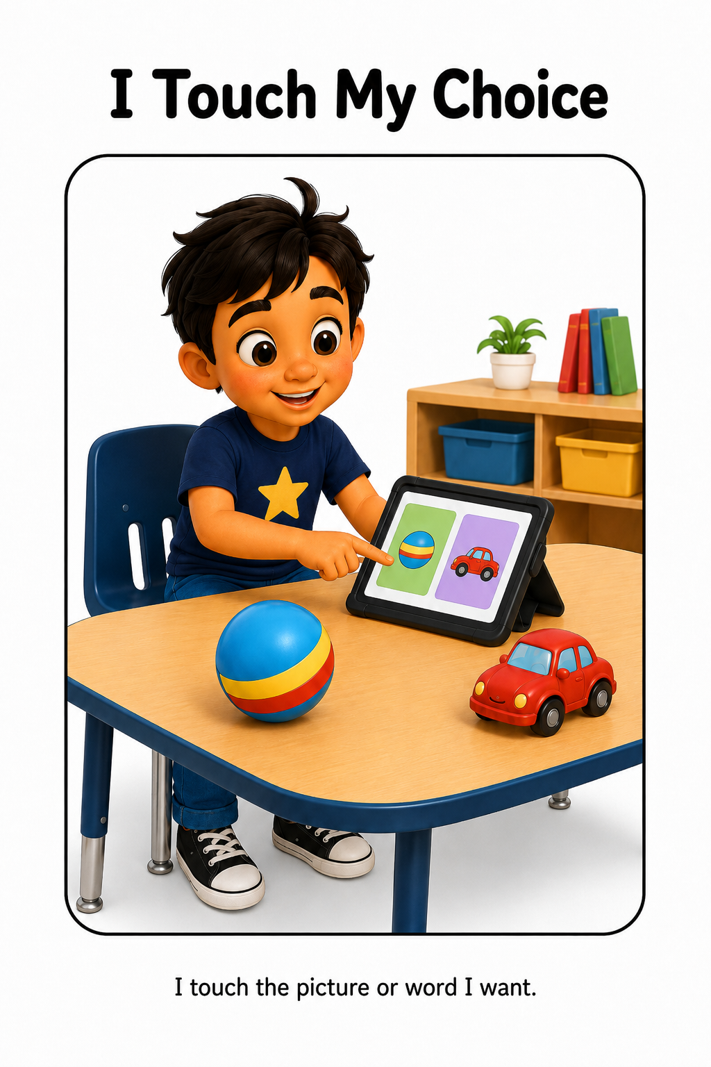Using My AAC Device to Make a Choice Speech Fuel